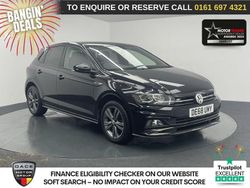 Black Used 2018 VW Polo R-line Hatchback | £12,940 (A bit pricey)
