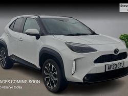 White Used 2023 Toyota Yaris Hybrid Design Hatchback | £20,999 (A bit pricey)