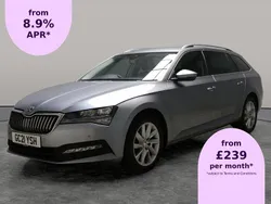 Grey Used 2021 Skoda Superb SE Technology Estate | £15,441 (Fair price)