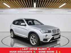 Silver Used 2017 BMW X3 xLine SUV | £15,799 (Good price)