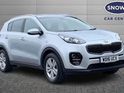 Silver Used 2016 Kia Sportage 2 SUV | £8,694 (Fair price)