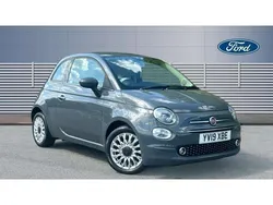 Grey Used 2019 Fiat 500 Lounge Hatchback | £6,657 (Fair price)