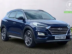 Blue Used 2018 Hyundai Tucson Premium SE SUV | £14,899 (A bit pricey)