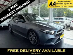 Grey Used 2018 Mercedes A250 AMG line Hatchback | £15,795 (Fair price)