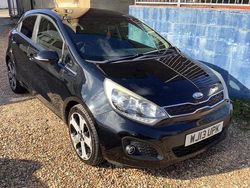 Black Used 2013 Kia Rio Hatchback | £2,995 (A bit pricey)