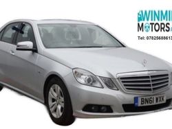 Silver Used 2011 Mercedes E220 Edition 1 Sedan | £4,995 (Fair price)