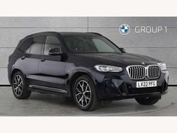 Black Used 2022 BMW X3 M Sport SUV | £34,250 (Fair price)