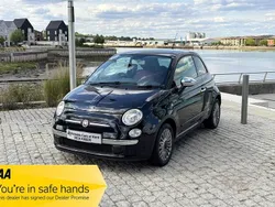 Black metallic Used 2012 Fiat 500 Lounge Hatchback | £6,350 (Fair price)