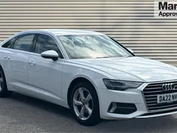 White Used 2022 Audi A6 Sport Sedan | £22,640