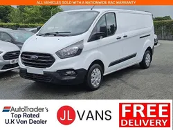 Frozen white (solid paint) Used 2021 Ford Transit Custom | £10,925 (Super price)