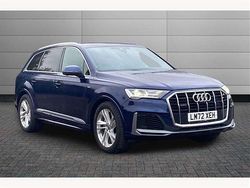 Blue Used 2022 Audi Q7 S-Line SUV | £40,995 (Fair price)