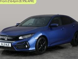 Blue Used 2021 Honda Civic Sport Hatchback | £11,271 (Fair price)