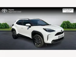 White Used 2023 Toyota Yaris Hybrid Design Hatchback | £19,742 (Expensive)