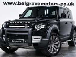 Santorini black metallic Used 2023 Land Rover Defender S SUV | £58,980 (Fair price)