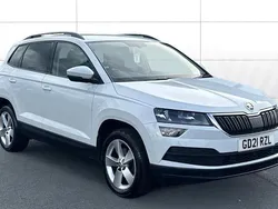 White Used 2021 Skoda Karoq SE SUV | £14,590 (Fair price)