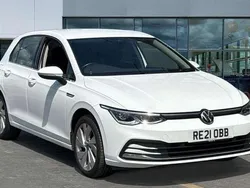 Pure white Used 2021 VW Golf VIII Style Hatchback | £15,491 (Fair price)