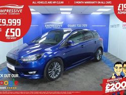 Blue Used 2018 Ford Focus ST-Line Hatchback | £9,999 (Fair price)