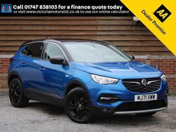 Blue Used 2021 Vauxhall Grandland X SRi SUV | £13,995 (Fair price)