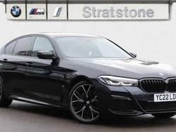 Black Used 2022 BMW 530 M Sport | £32,793 (Fair price)