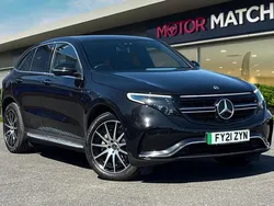 Black Used 2021 Mercedes EQC400 AMG line SUV | £23,999 (Good price)