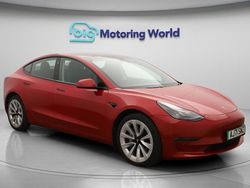 Red Used 2022 Tesla Model 3 Long Range AWD Sedan | £19,800 (Fair price)