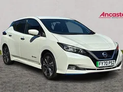 White Used 2020 Nissan Leaf Tekna Hatchback | £11,975 (Good price)
