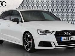 White Used 2019 Audi S3 Sportback Black Edition Hatchback | £25,833