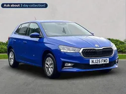Blue Used 2025 Skoda Fabia SE Hatchback | £16,878 (Fair price)