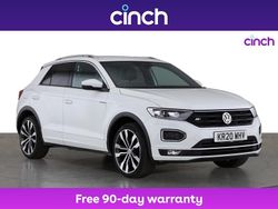 White Used 2020 VW T-Roc R-line SUV | £17,799 (Fair price)