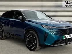 Obession blue Used 2024 Peugeot e-3008 GTi SUV | £28,213