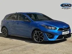 Blue flame Used 2022 Kia Ceed GT GT-Line Hatchback | £13,485 (Good price)