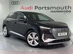 Black Used 2022 Audi Q4 e-tron S-Line SUV | £29,990 (Super price)