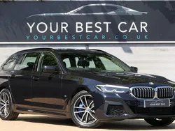 Black Used 2021 BMW 530e M Sport Estate | £21,200 (Super price)