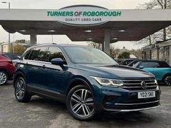 Blue Used 2021 VW Tiguan Elegance SUV | £24,300 (Fair price)