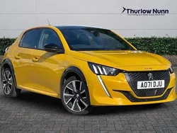 Faro yellow Used 2021 Peugeot 208 GT Hatchback | £13,000 (Fair price)