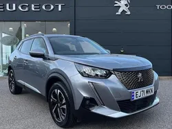 Grey Used 2021 Peugeot 2008 Allure Premium SUV | £14,890 (Fair price)