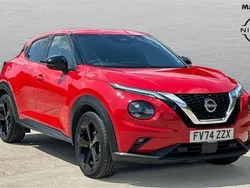 Solid flame red Used 2024 Nissan Juke Tekna SUV | £21,303 (Expensive)