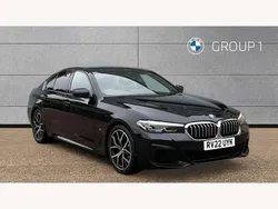 Black Used 2022 BMW 520 M Sport Sedan | £24,995 (Fair price)