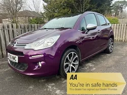 Purple Used 2016 Citroën C3 Platinum Hatchback | £5,495 (Fair price)
