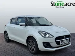 White Used 2023 Suzuki Swift SZ5 Hatchback | £15,995 (Fair price)