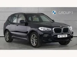 Black Used 2020 BMW X3 M Sport SUV | £29,990 (Fair price)