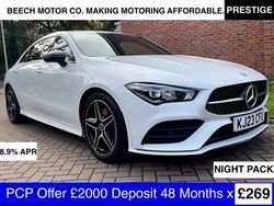 White Used 2023 Mercedes CLA200 Executive Coupe | £23,990 (Good price)