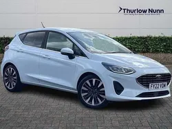 White Used 2022 Ford Fiesta Titanium Hatchback | £16,699 (Fair price)