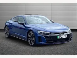 Blue Used 2022 Audi RS e-tron GT Comfort Sedan | £52,750 (Fair price)