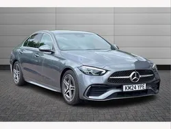 Grey Used 2024 Mercedes C200 AMG line Sedan | £33,395 (A bit pricey)