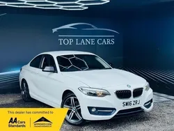 White Used 2016 BMW 218 Sport Line Coupe | £7,499 (Good price)