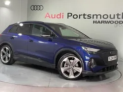 Blue Used 2024 Audi Q4 e-tron Black Edition SUV | £36,990 (Fair price)