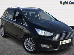 Black Used 2016 Ford Grand C-Max Titanium MPV | £10,999 (Fair price)
