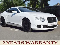 White Used 2013 Bentley Continental Sedan | £44,950 (A bit pricey)