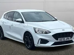 White Used 2020 Ford Focus ST-Line X Hatchback | £16,299 (Fair price)